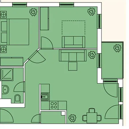 Haus Meeresblick - Regenbogen A 1.19 * Baabe